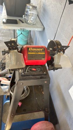 Bauer 6” Bench Grinder w/LED Light