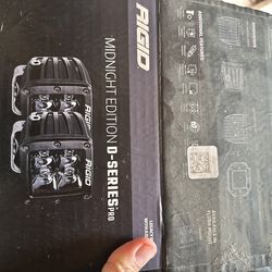 Rigid Industries Midnight Edition D-Series Pro LED lights