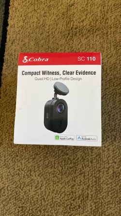 Cobra SC110 Compact Witness, Clear Evidence Quad HD Protect Yourself from the Unexpected Brand New
