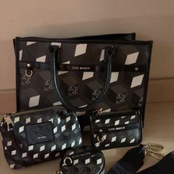 Steve Madden 4pc Purse