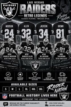 Raiders Retro Jersey’s