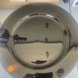 Black Charger Plates