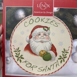 Cookie For Santa Lenox Plate 
