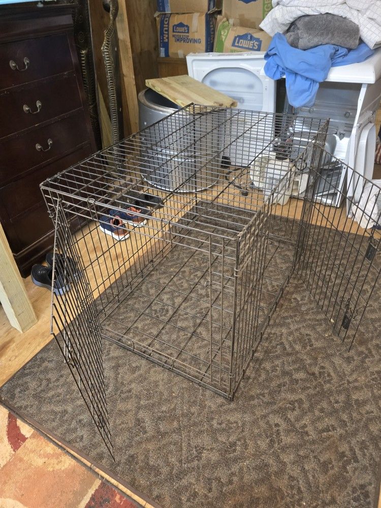 Large Doggie Cage 2 Doors