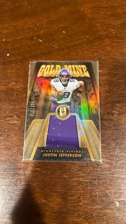 Justin Jefferson jersey card