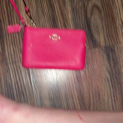 Pink Coach Wallet 