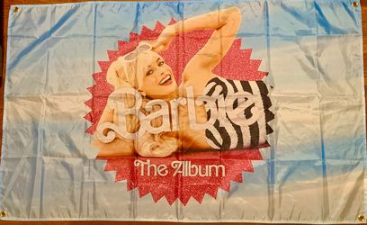 Rare Barbie Wall Hanging / Flag 3x5