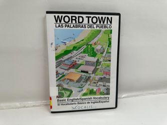 Word Town Las Palabras Del Pueblo Basic English Spanish Vocabulary DVD Kids