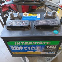 Interstate Deep Cycle Battery 