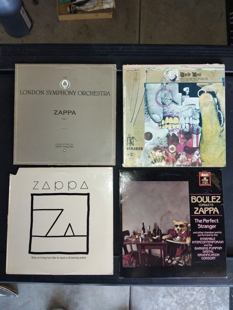 Frank Zappa Vinyl Records Lot