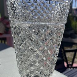 Vintage Wexford By Anchor Hocking Flower Vase 10"