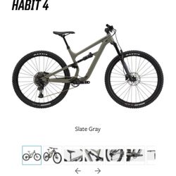 Cannondale Habit 4  Like New 