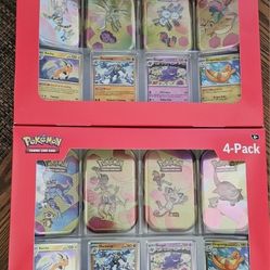 Sams Club POKÉMON 151 Scarlet&Violet 4 pac Mini Tins
