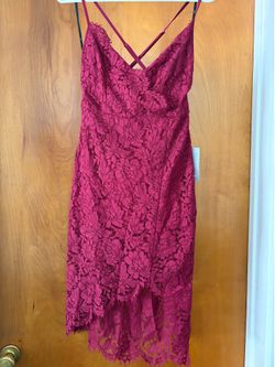 Lulus Burgandy Dress