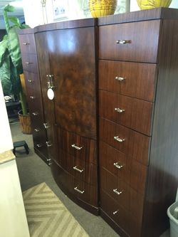 Gorgeous entertainment center very tall