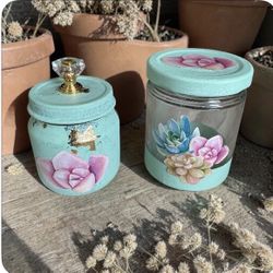 Adorable Re-imagined Glass Jars Safe