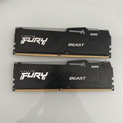 2 X 8gb DDR5 Kingston Beast Ram