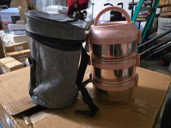 Three Layer Stainless Steel Lunch Box