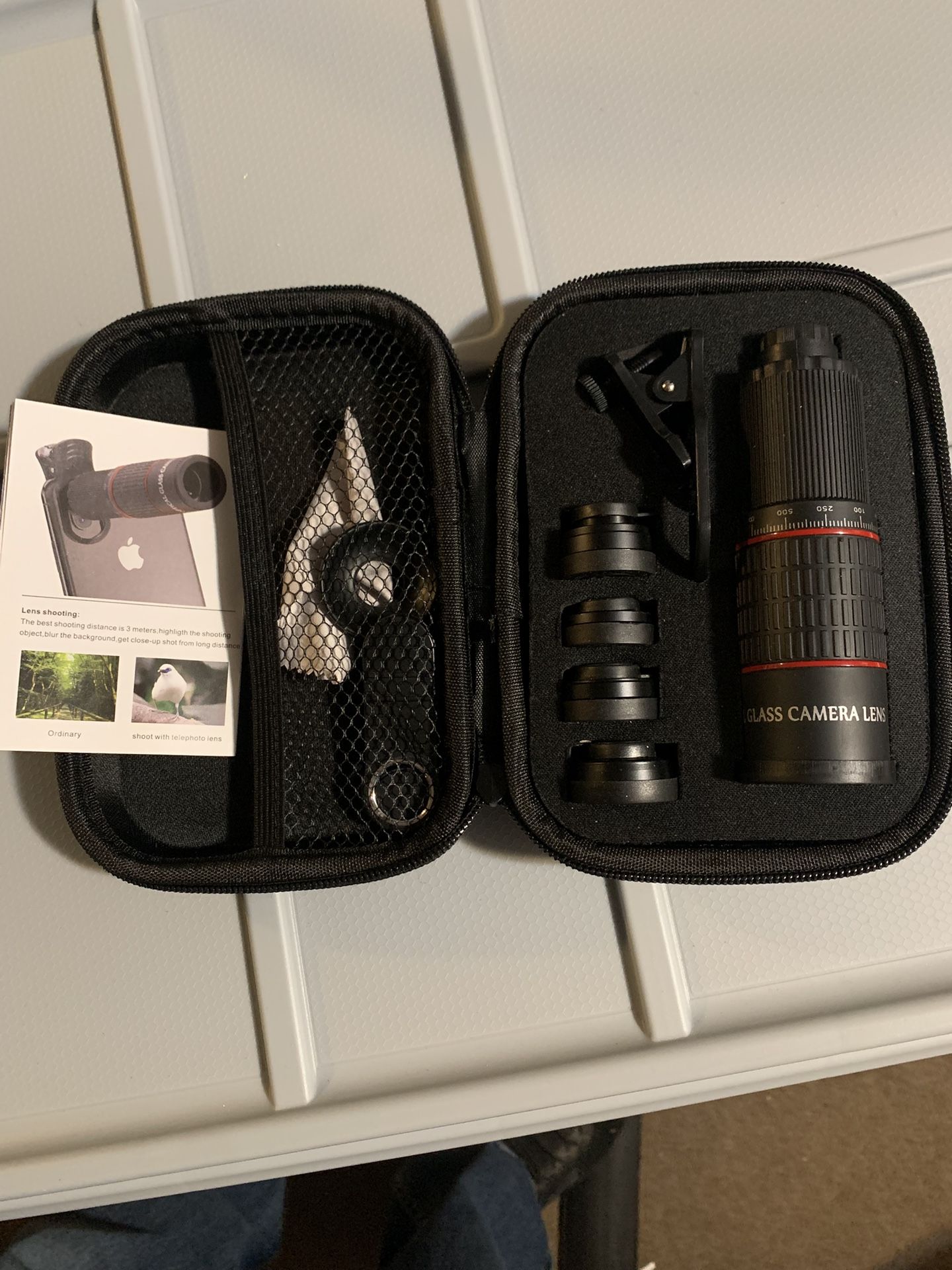 Cell Phone Telephoto Lens Kit