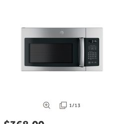NEW GE Stainless Over-the-Range Microwave JNM3163RJSS