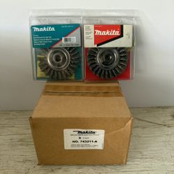 Makita 4 Inch Knot Wire Wheel Stainless 