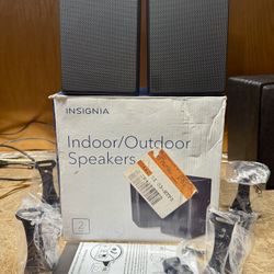 Brand new Insignia indoor outdoor Speakers 