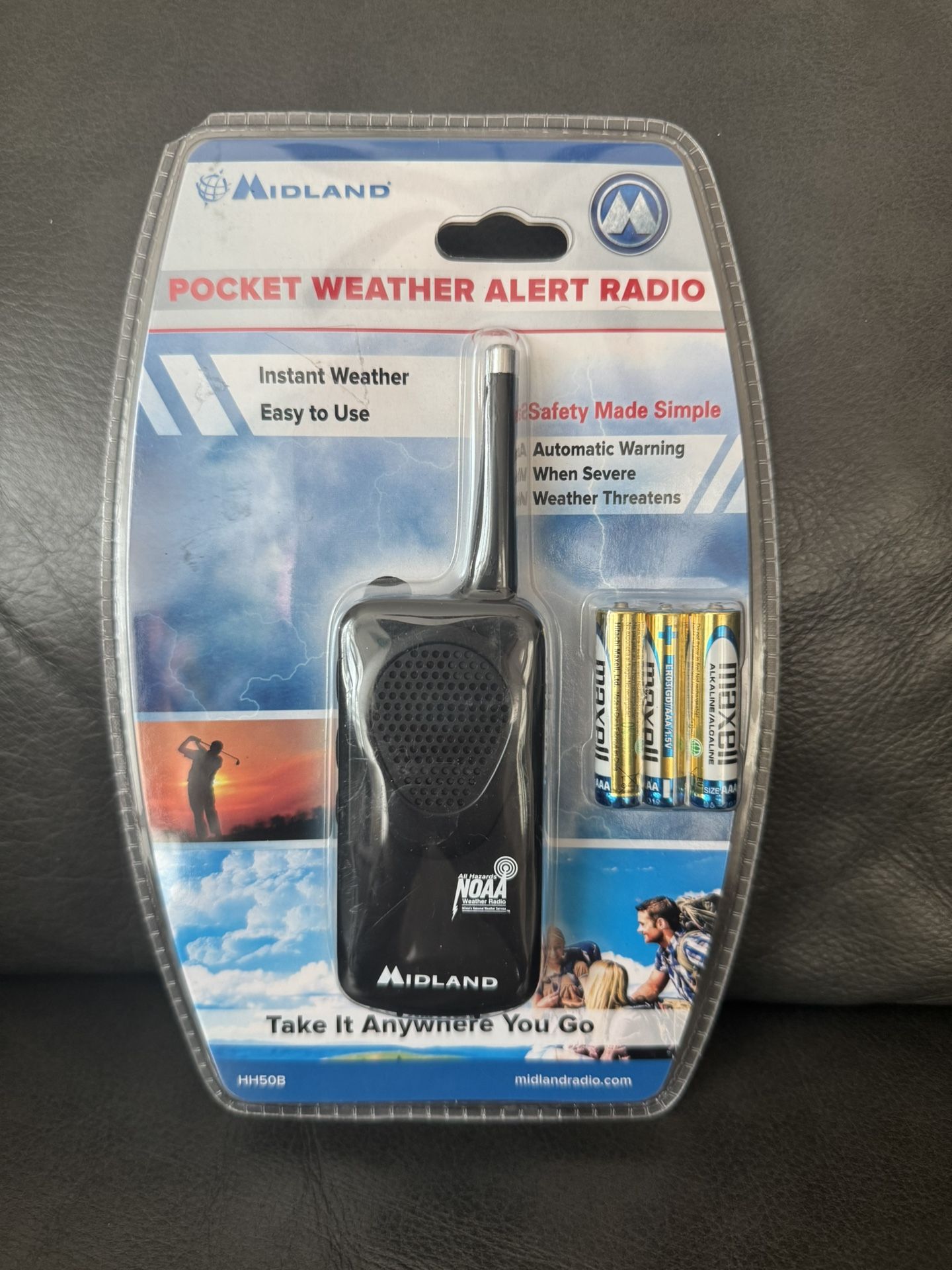Pocket weather alert radio (Midland) Brand NEW NOAA