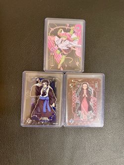 Demon Slayer Holographic Trading Cards Lot of 9
