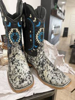 Botas De Piel De Vaca Size 9 De Hombre Estilo Muy Original For Men Size 9 Genuine Leather Cow