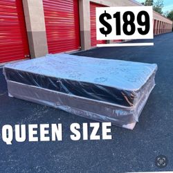 NEW Mattress Queen Size Regular With Box Spring // Offer  🚚