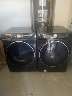 Washer and gas dryer