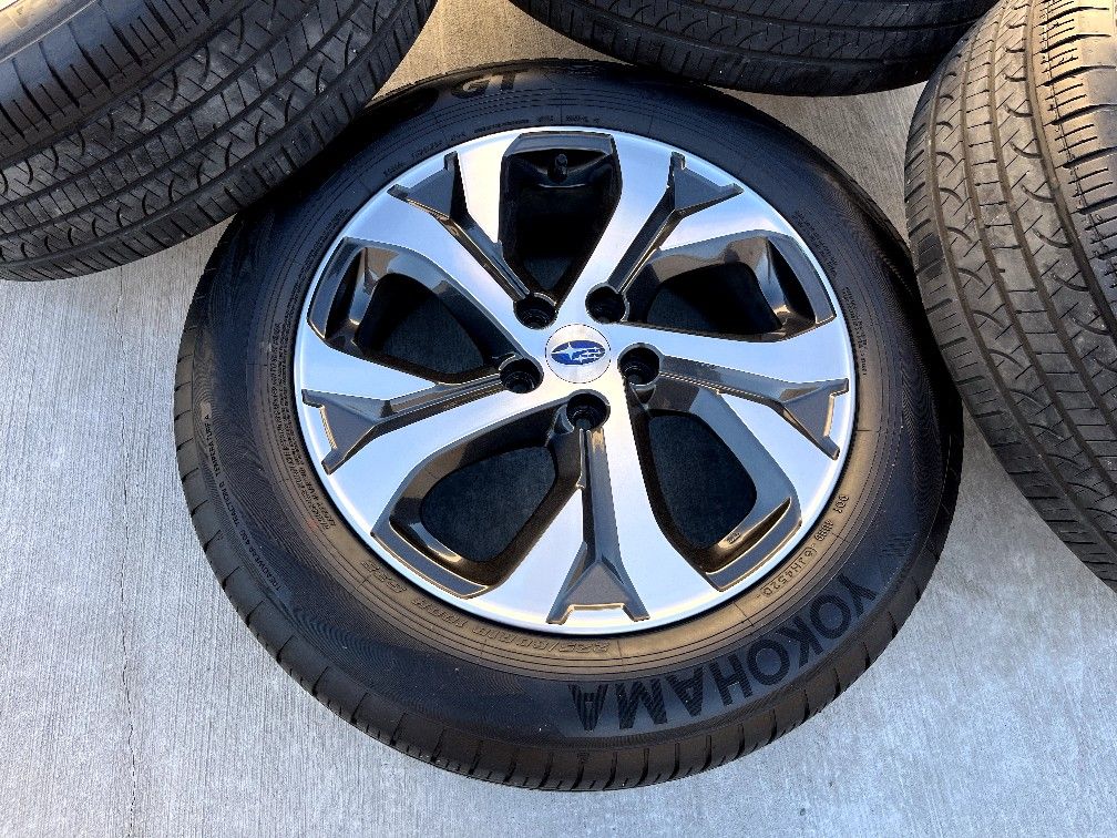 18" Subaru Outback Touring Edition Wheels 225 60 Tires Rims Forester