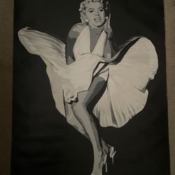 MARILYN MONROE ON CANVAS