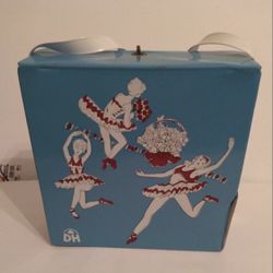 Nice Vintage Blue Empty Doll Case 