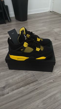 jordan 4 yellow thunder size 14