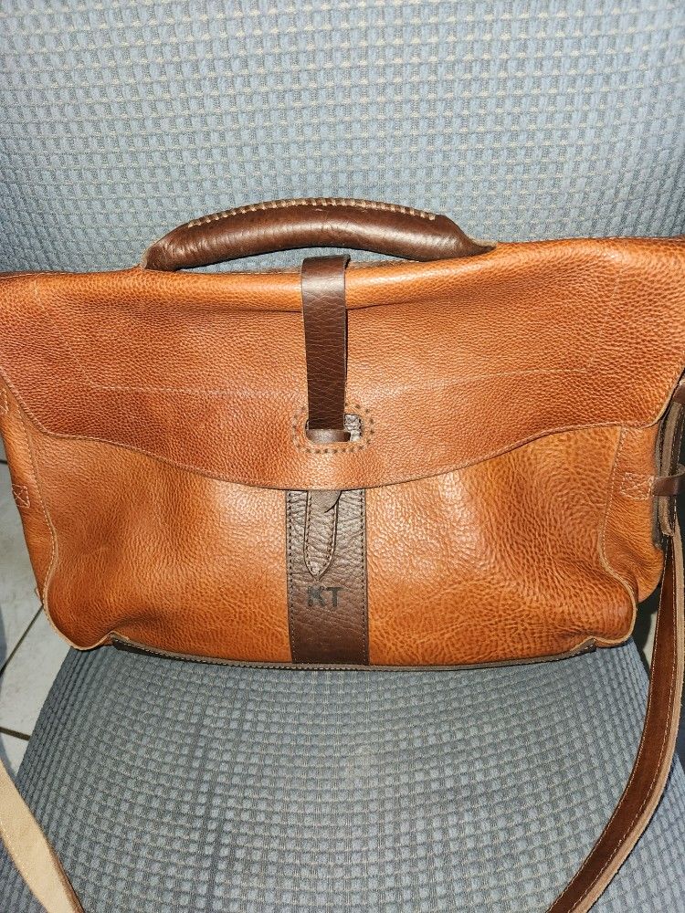 Vintage Will Bandon Leather Messenger Bag