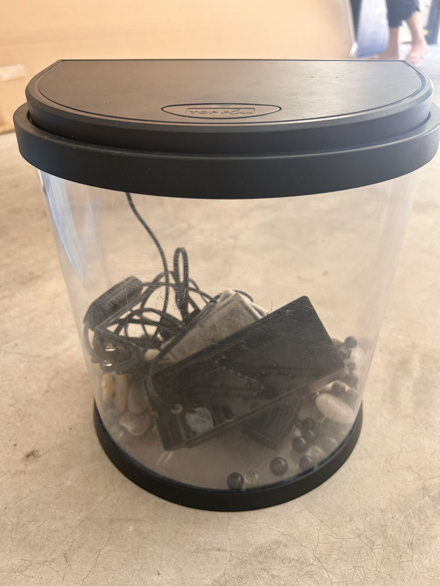 TopFin Half Moon Aquarium