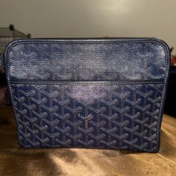 Goyard Jouvence Toiletry Bag MM Dark Blue