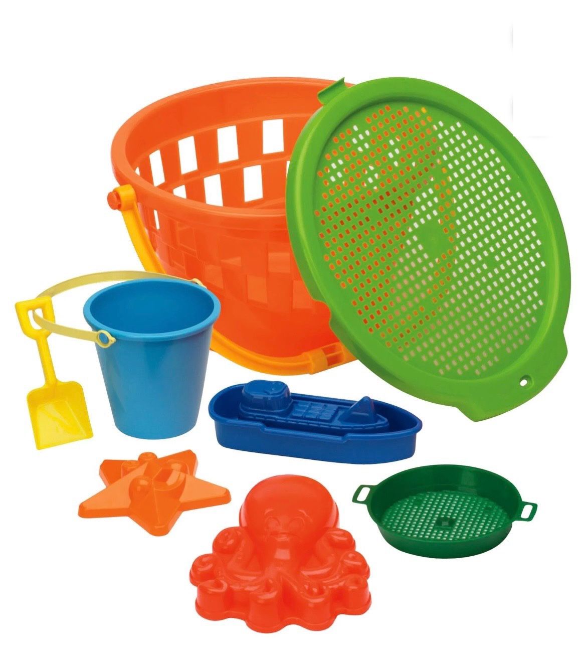 8 Piece Jumbo Sand Toys - NEW