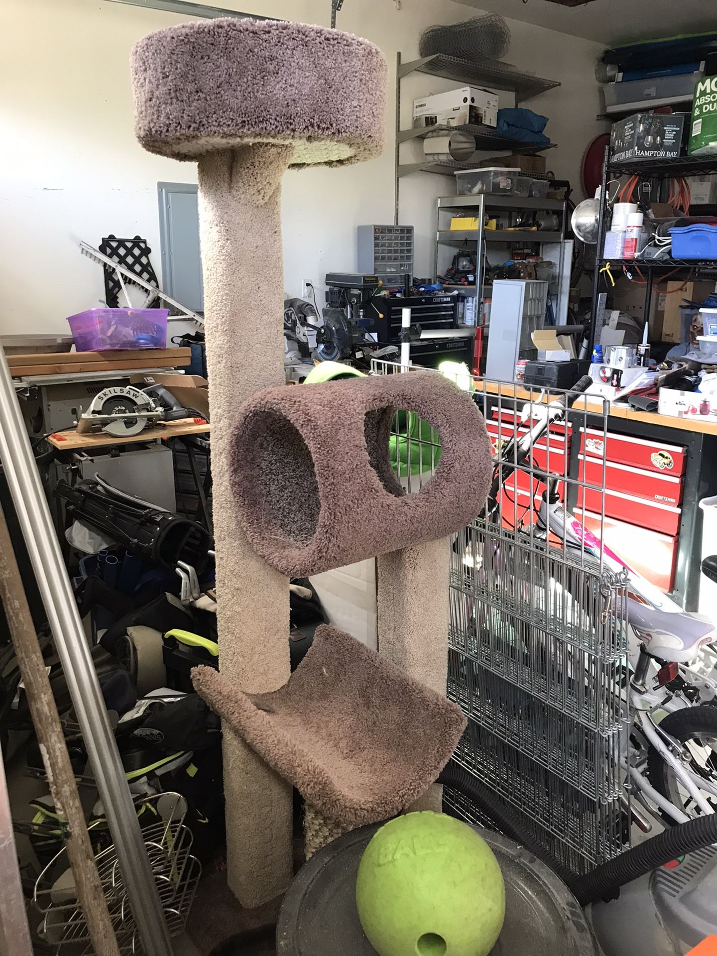 Tall Barely Used Cat Tree From Costco