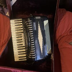 Titano Accordion With Case Italy