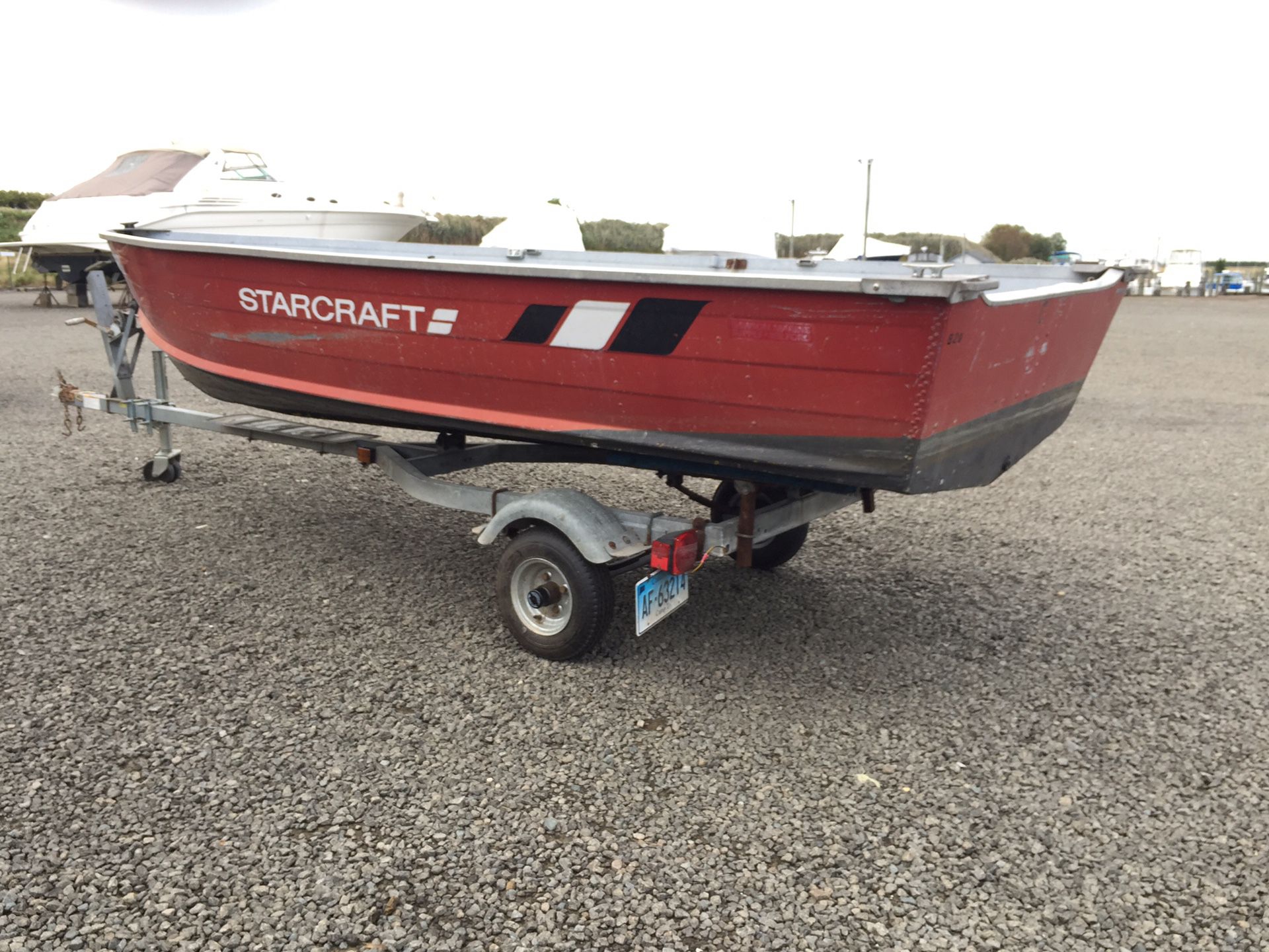 Star craft aluminum boat motor and trailer