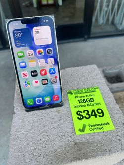 SPRING CLEANING SALE!!! iPhone 13 Pro Unlocked 128GB (Various Colors)