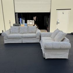 3 Seater Sofa Couch and Loveseat Set of 2 Clean and Good Condition 