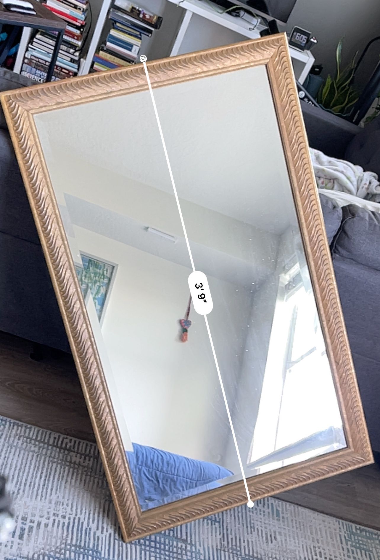 Mirror With Strong Frame And  Frame Details 