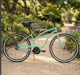 Three Six Zero Beach Cruiser Bike 26” Wheels Bicycle