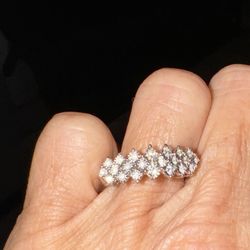 Beautiful Set Diamond Earrings And Ring  