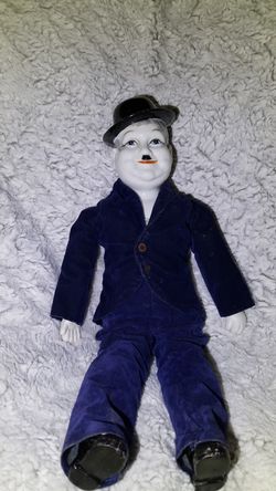 Vintage Porcelain Oliver Hardy Doll