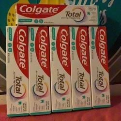 6-Colgate Total 5.1oz (pasta) All For $14