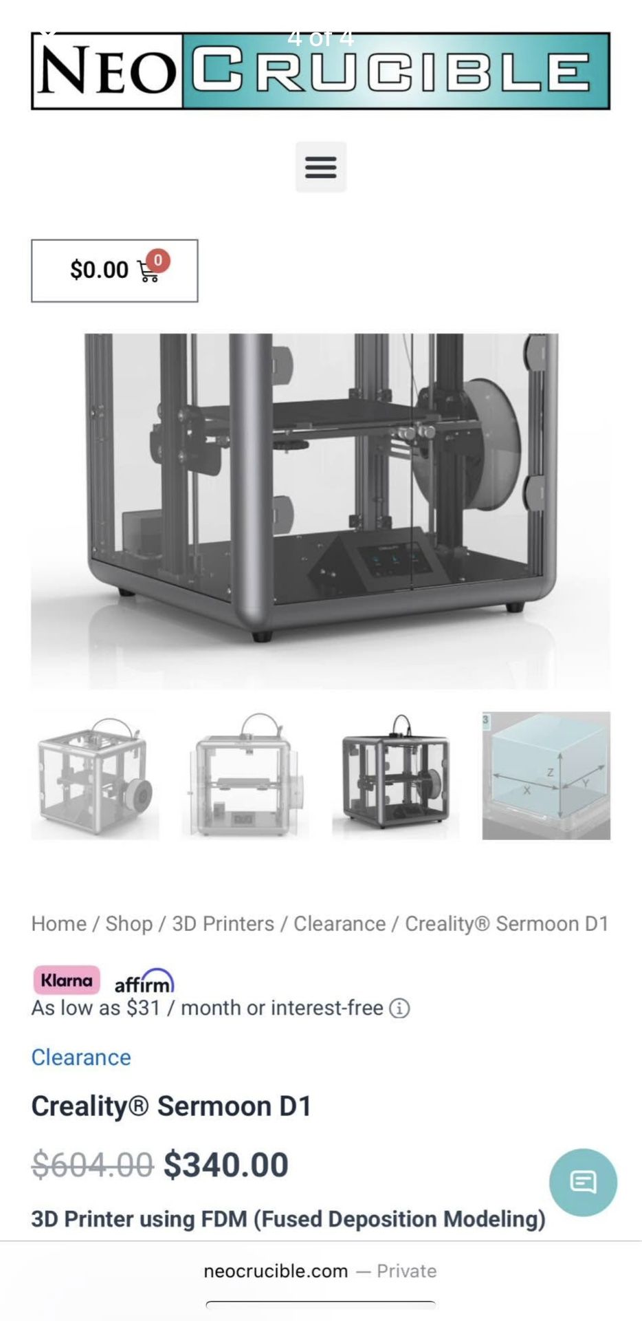 Sermoon D1 3d Printer